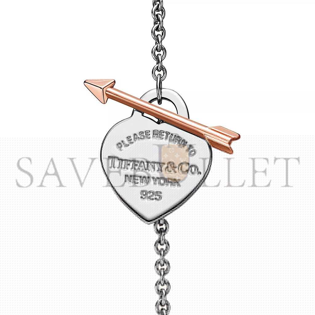 T*f*ny lovestruck heart tag bracelet 70878372